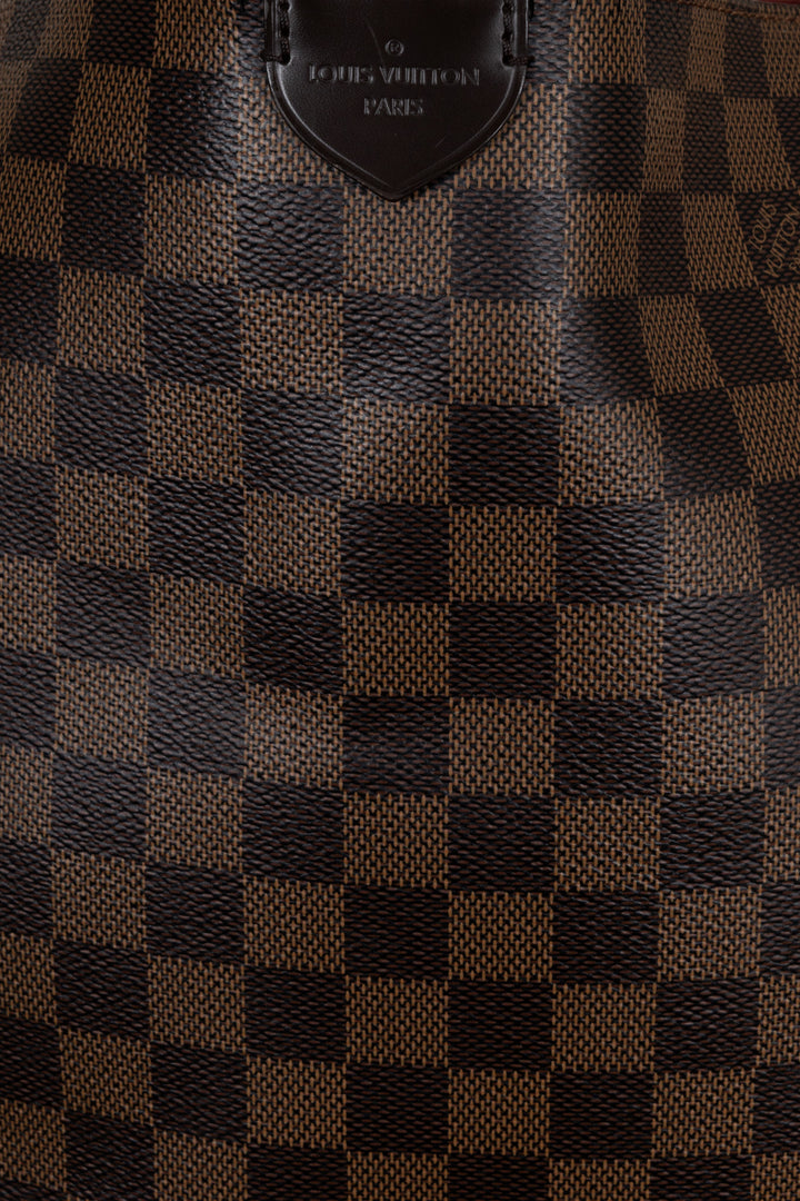 LOUIS VUITTON Caissa Hobo Bag Canvas Damier Ebene