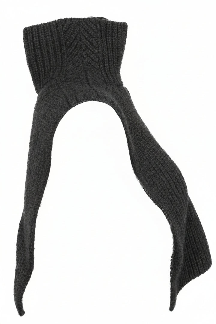 LORO PIANA Turtle Neck Collar Knit Cashmere Grey