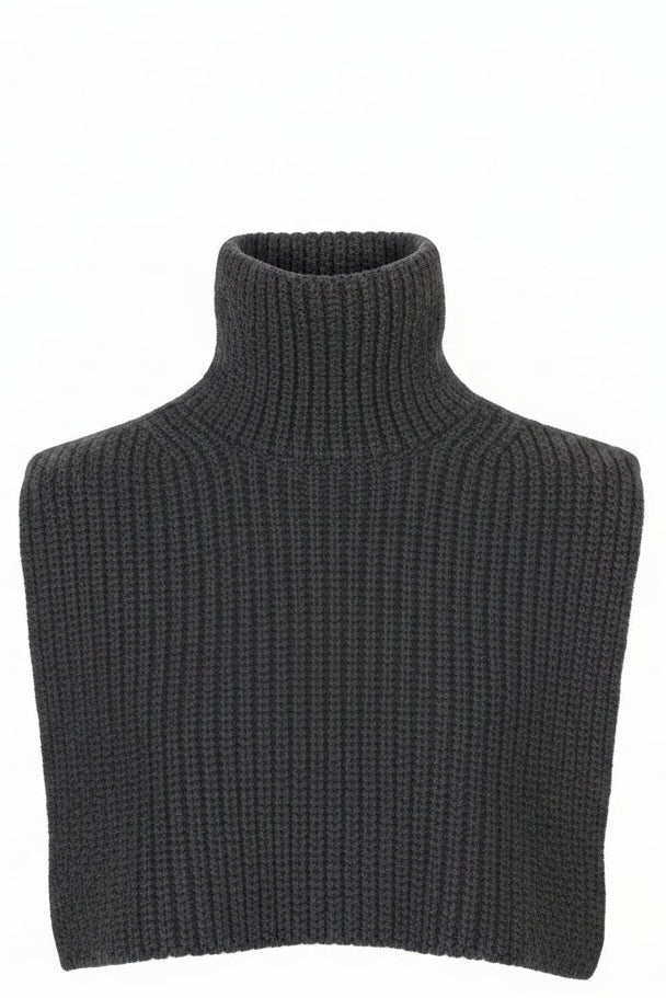 LORO PIANA Turtle Neck Collar Knit Cashmere Grey