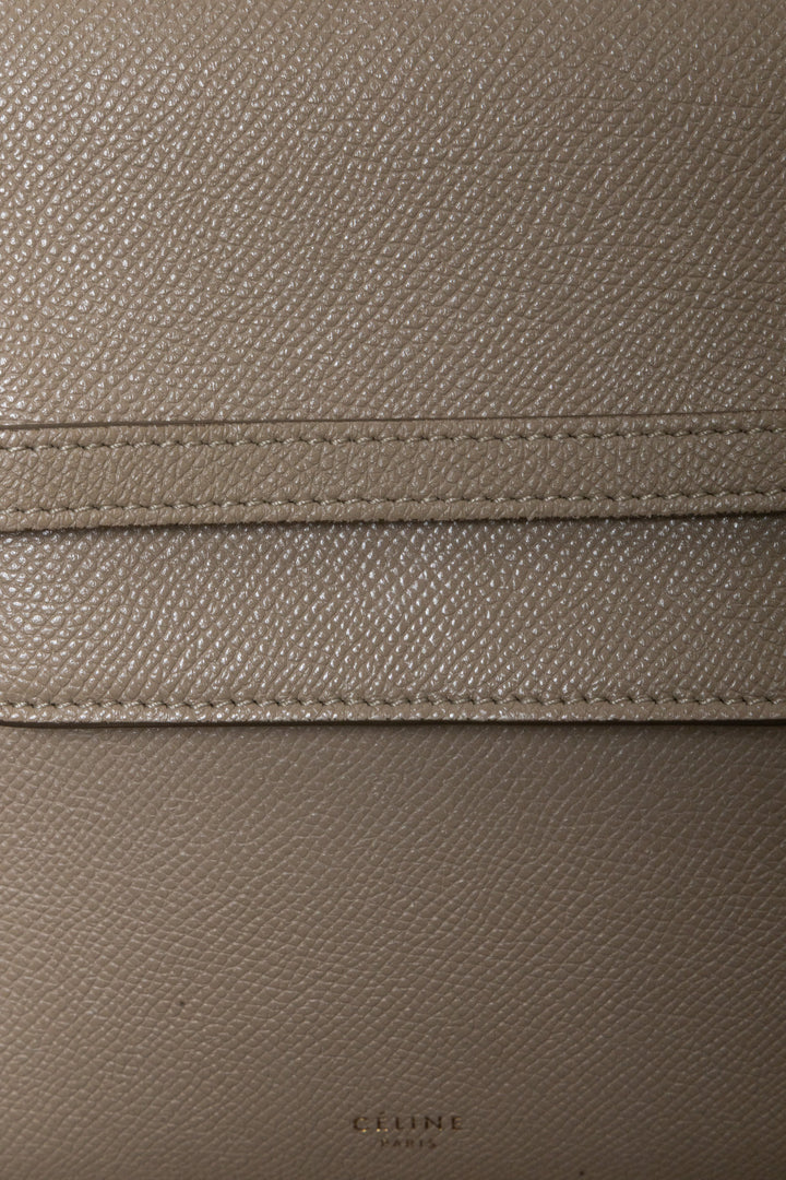 CELINE Belt Bag Nano Cuir Beige