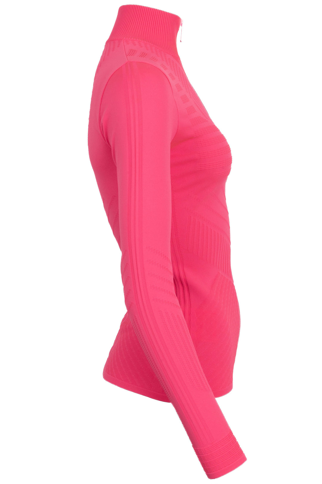 PRADA Tech Rec Re-Nylon Piqué Sports Top Neon Pink