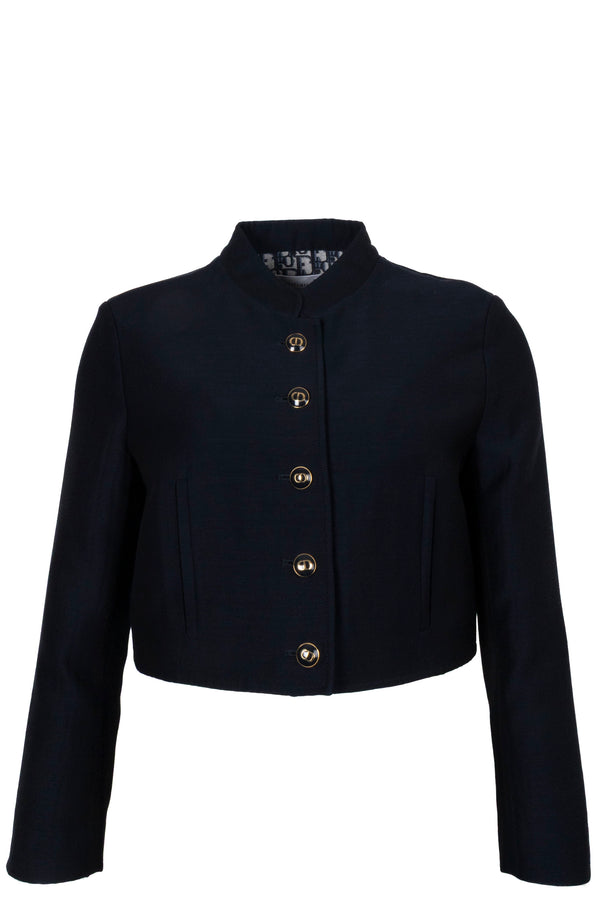 Veste courte CHRISTIAN DIOR Bleu marine