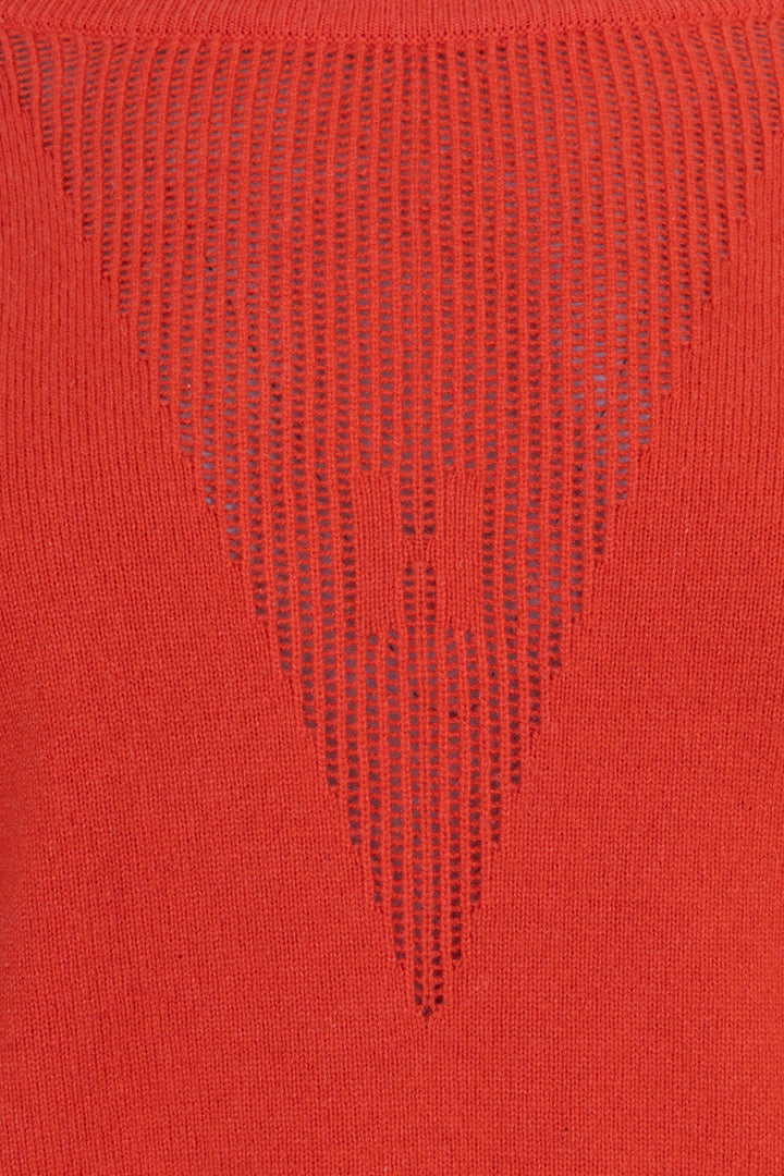 HERMÈS H Knit Cashmere Orange