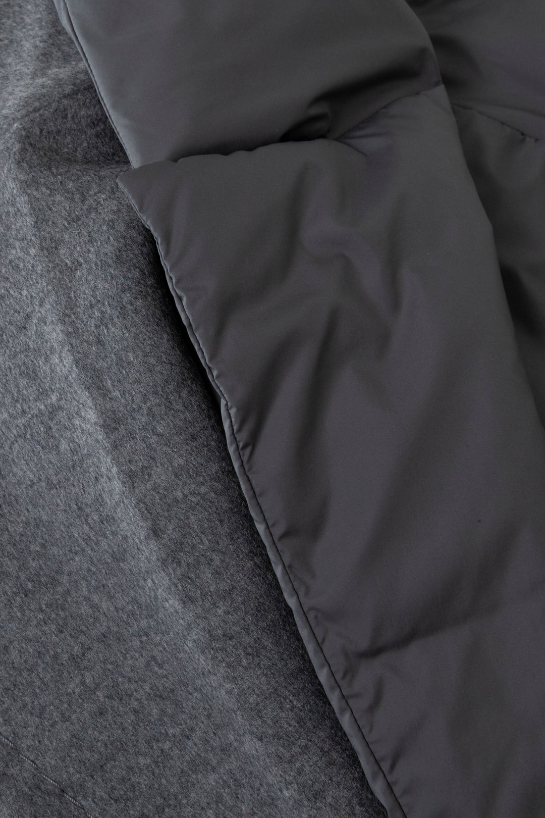 MAX MARA Atelier Wide Collar Coat Wool Grey