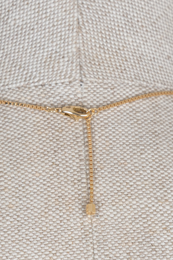 Collier GUCCI Link to Love en or 18 carats et émeraude.