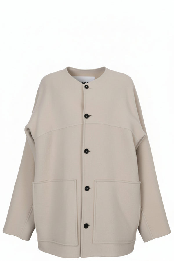 Veste en laine double face JIL SANDER Ivoire
