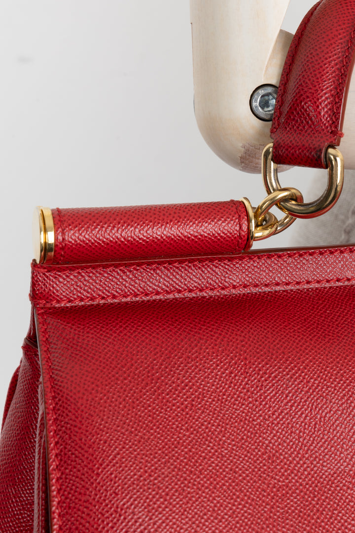DOLCE&GABBANA Large Sicily Bag Red