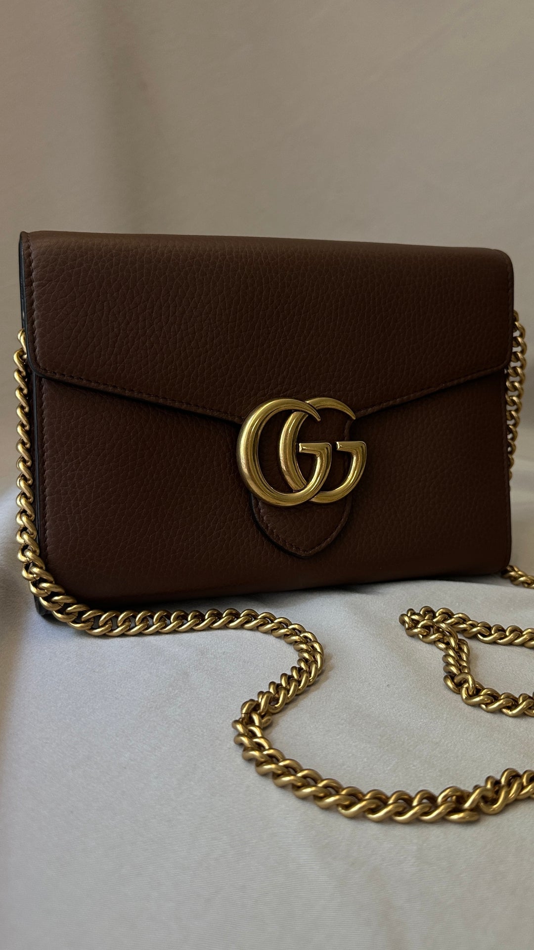 GUCCI Marmont WOC Brown