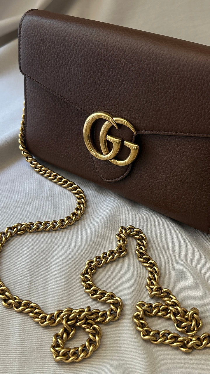 GUCCI Marmont WOC Brown
