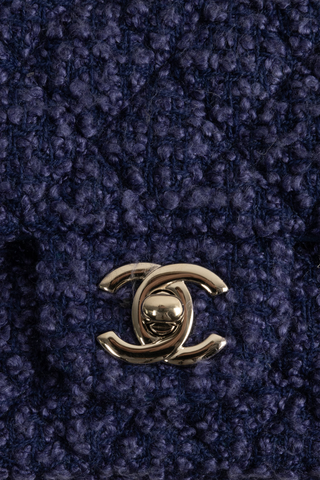 CHANEL Timeless Mini Rectangular Tweed violet