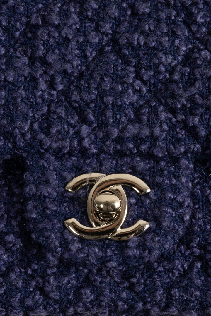 CHANEL Timeless Mini Rectangular Tweed violet