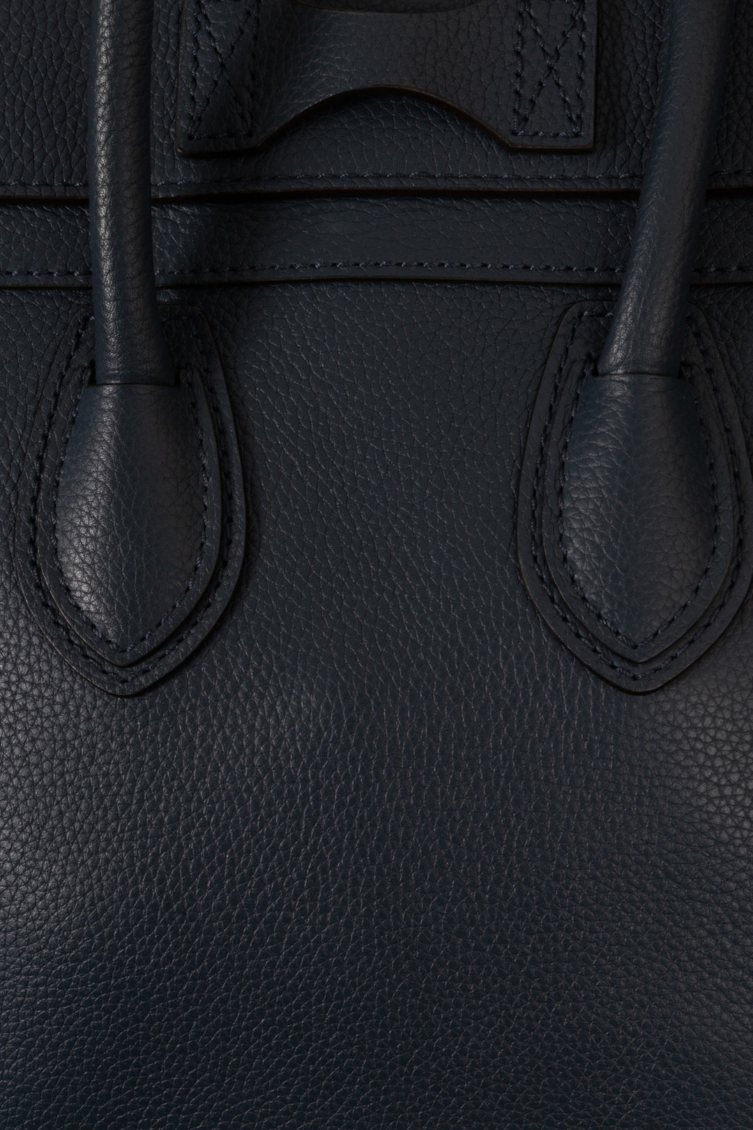 CELINE Micro Luggage Tote bleu