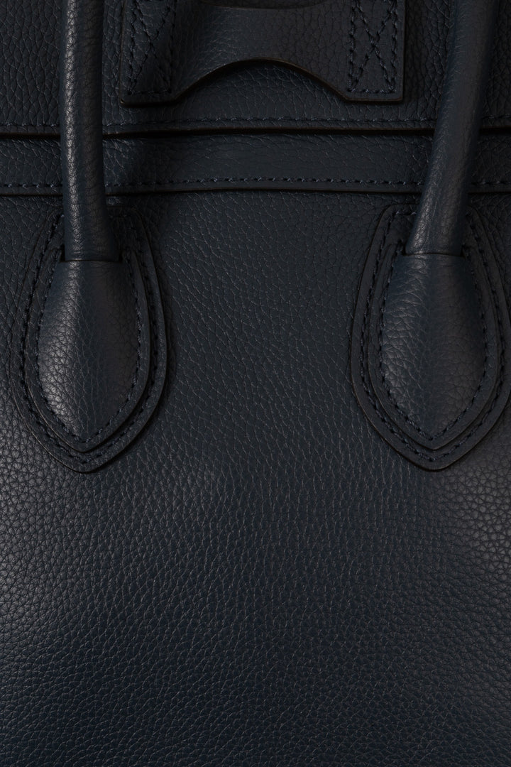 CELINE Micro Luggage Tote bleu