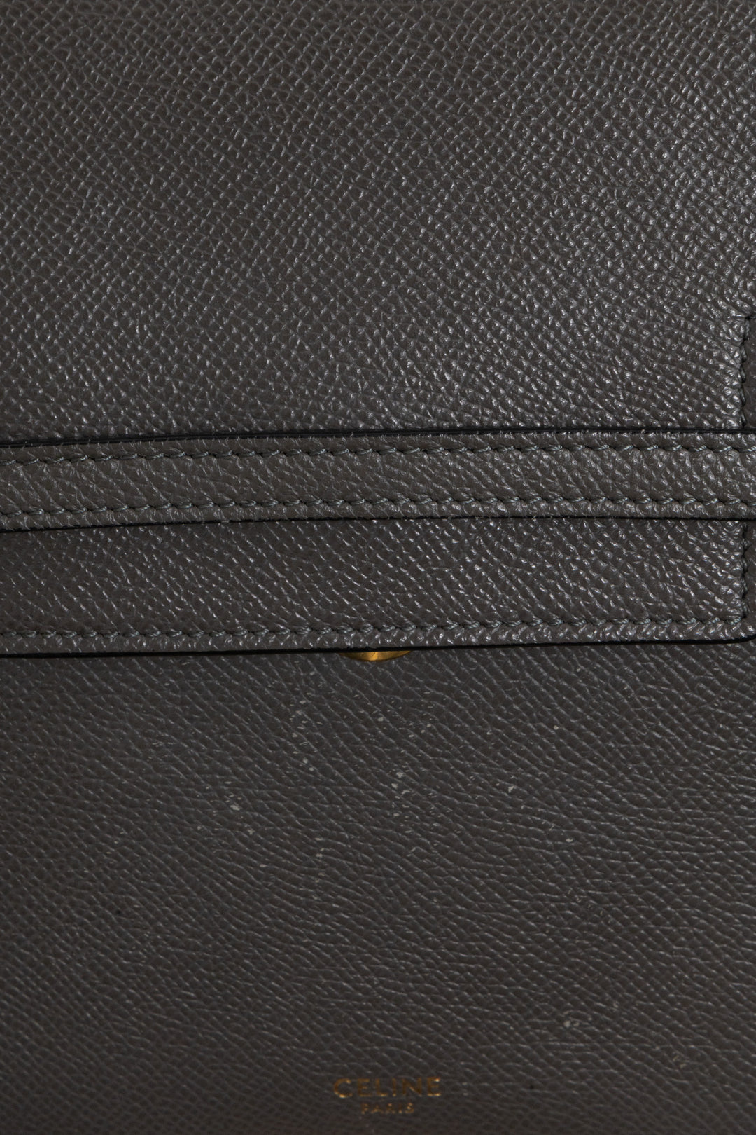CELINE Belt Bag Nano Cuir Gris