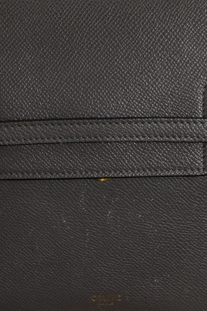 CELINE Belt Bag Nano Cuir Gris