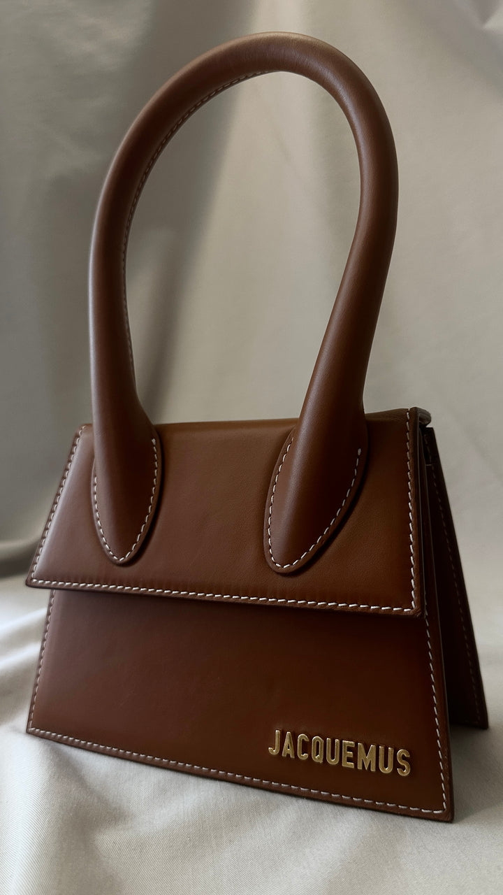 JACQUEMUS Le Chiquito Moyen Bag Brown