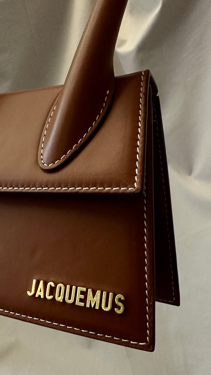 JACQUEMUS Le Chiquito Moyen Bag Brown