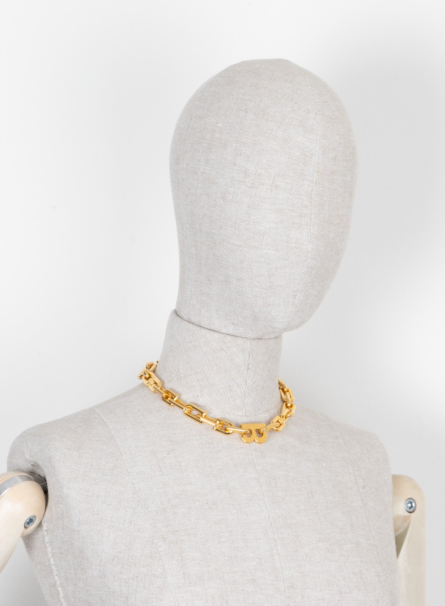 BALENCIAGA B Chain Necklace Gold – REAWAKE