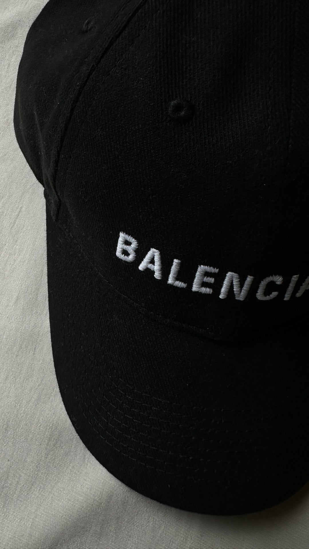 BALENCIAGA Logo Cap Black