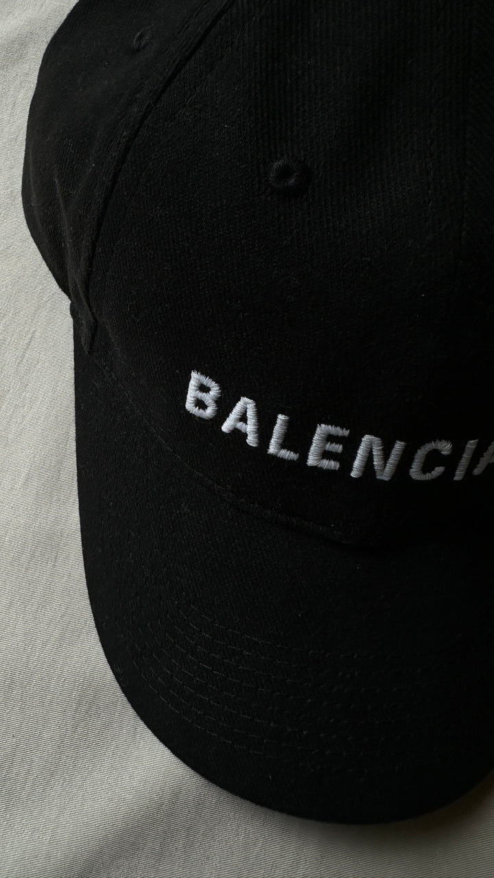 BALENCIAGA Logo Cap Black
