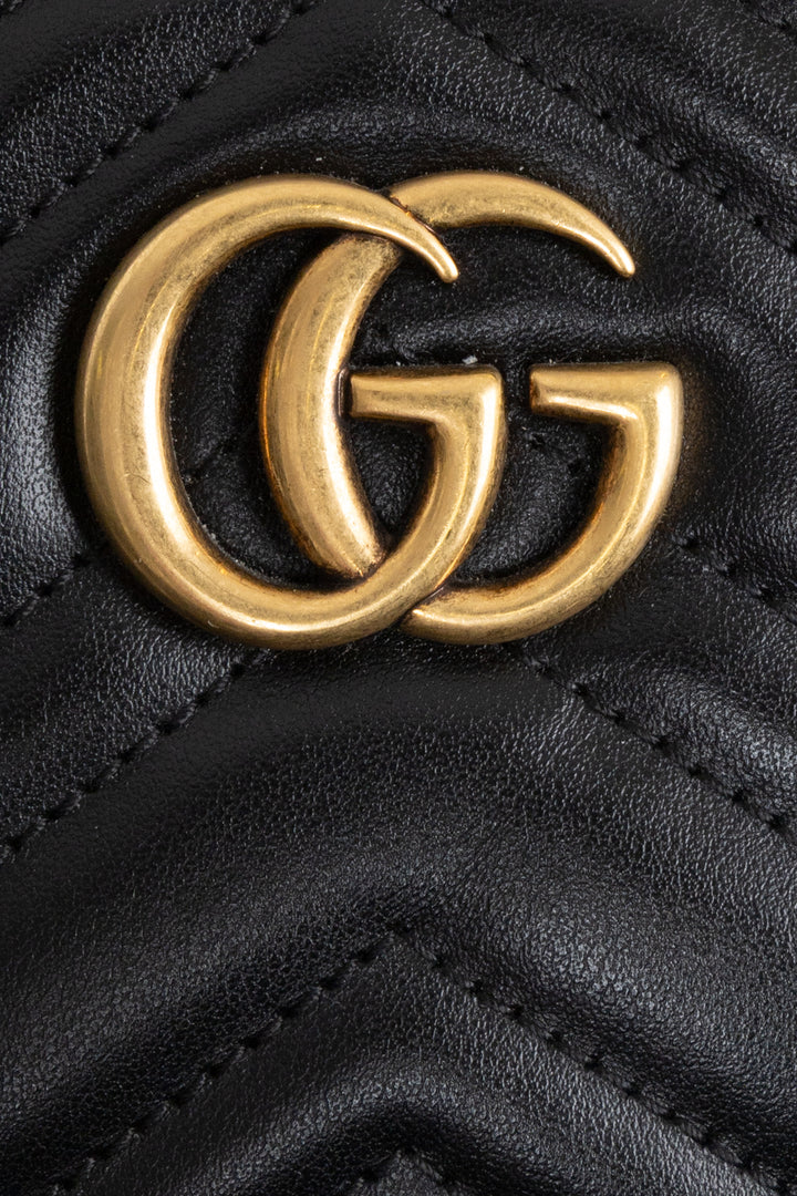 Sac caméra GUCCI Marmont petit modèle noir