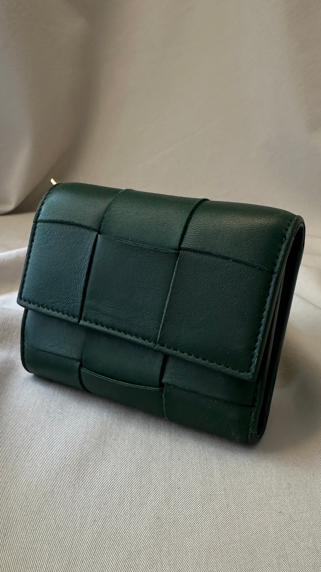 BOTTEGA VENETTA Cassette Wallet Green