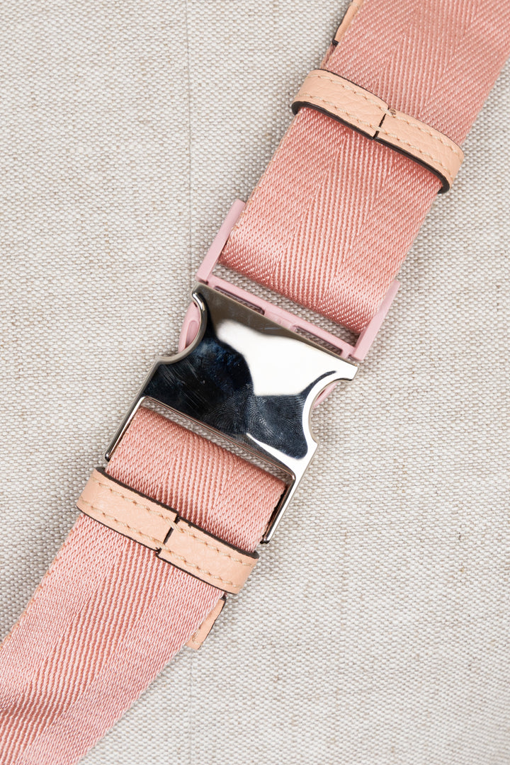 FENDI Multipocket Baguette Bag in Baby Pink Nylon