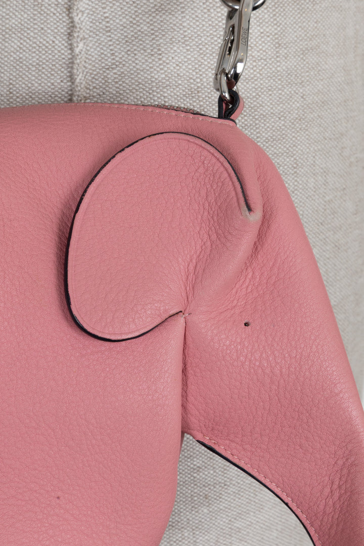 LOEWE Elephant Mini Bag Leather Pink