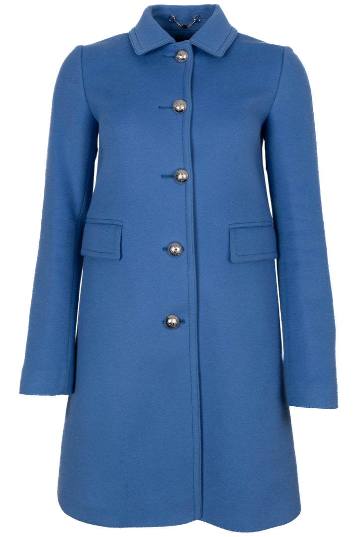 GUCCI Coat Wool Blue