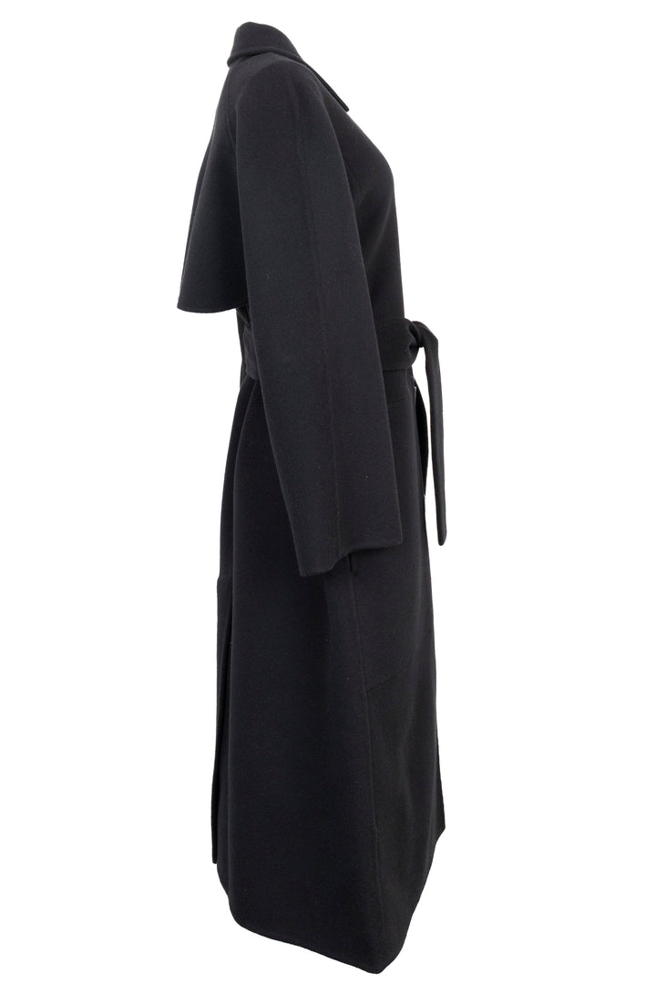 HERMÈS Belted Coat, Cashmere, Black