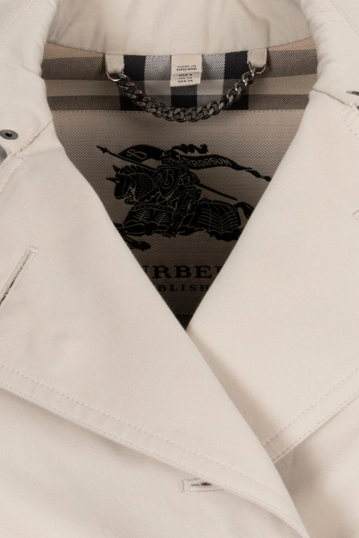 BURBERRY Trench-coat ceinturé beige