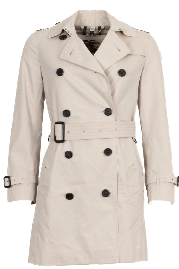 BURBERRY Trench-coat ceinturé beige