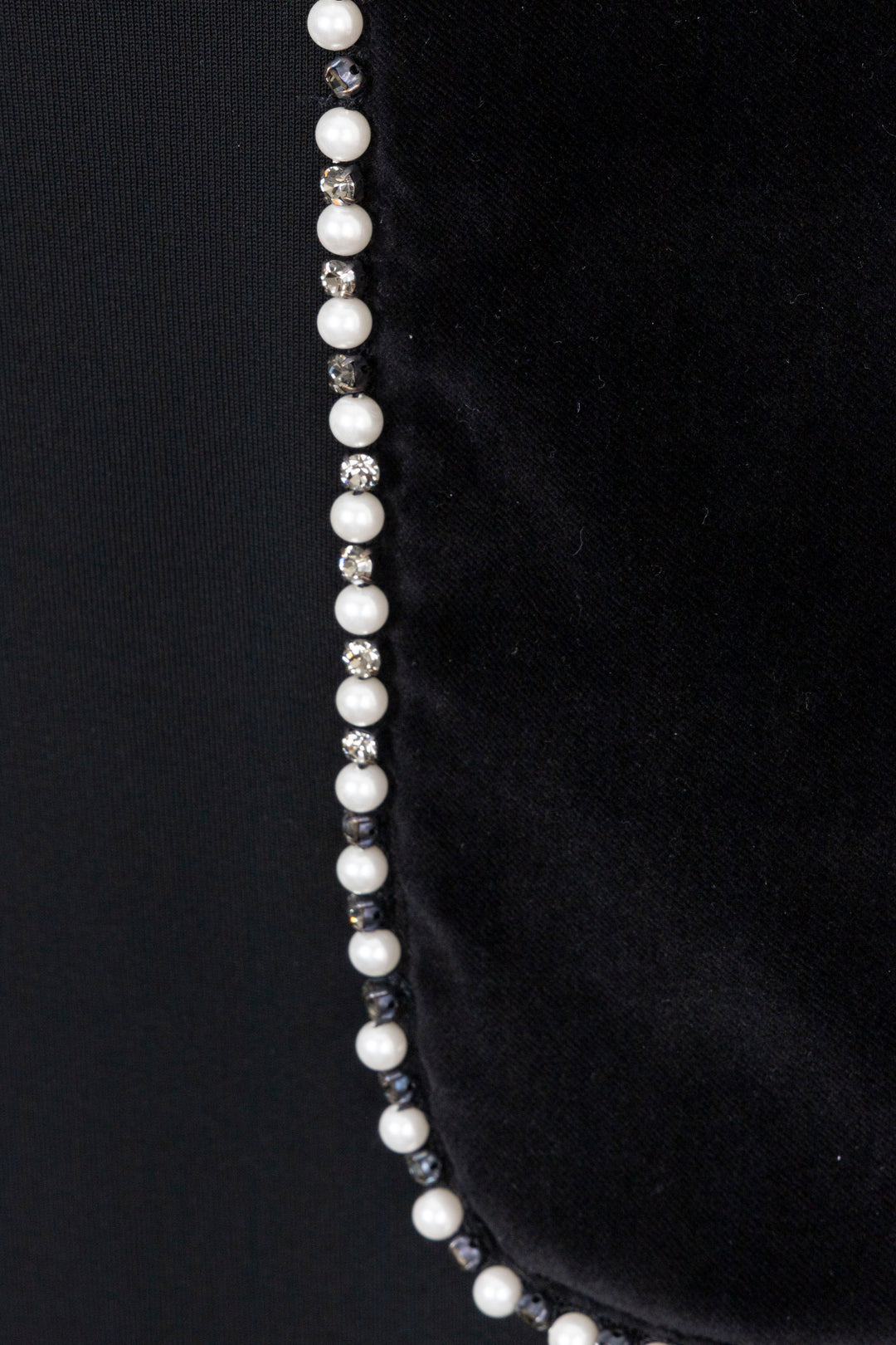 GUCCI Pearl Bow Jersey Dress Black