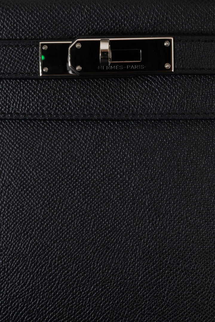 HERMÈS Kelly 28 Epsom Sellier Noir