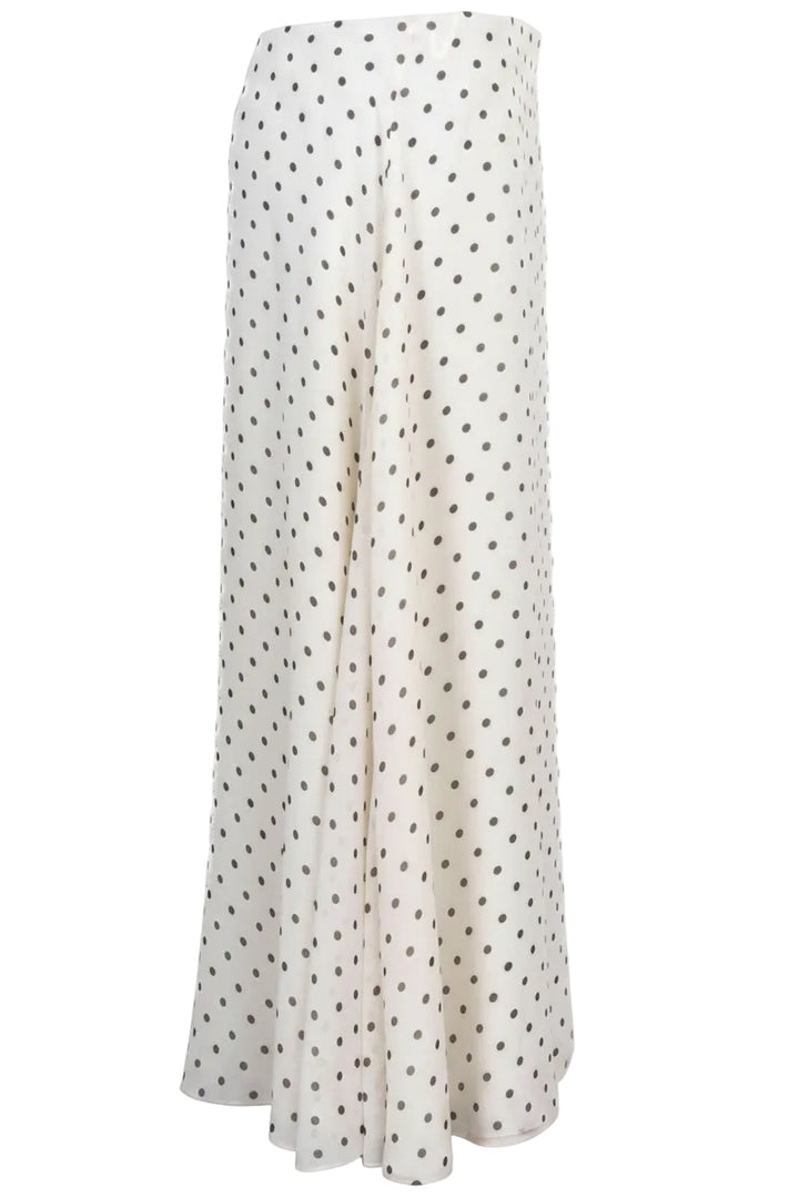 CHRISTIAN DIOR Polka Dot Skirt Ivory