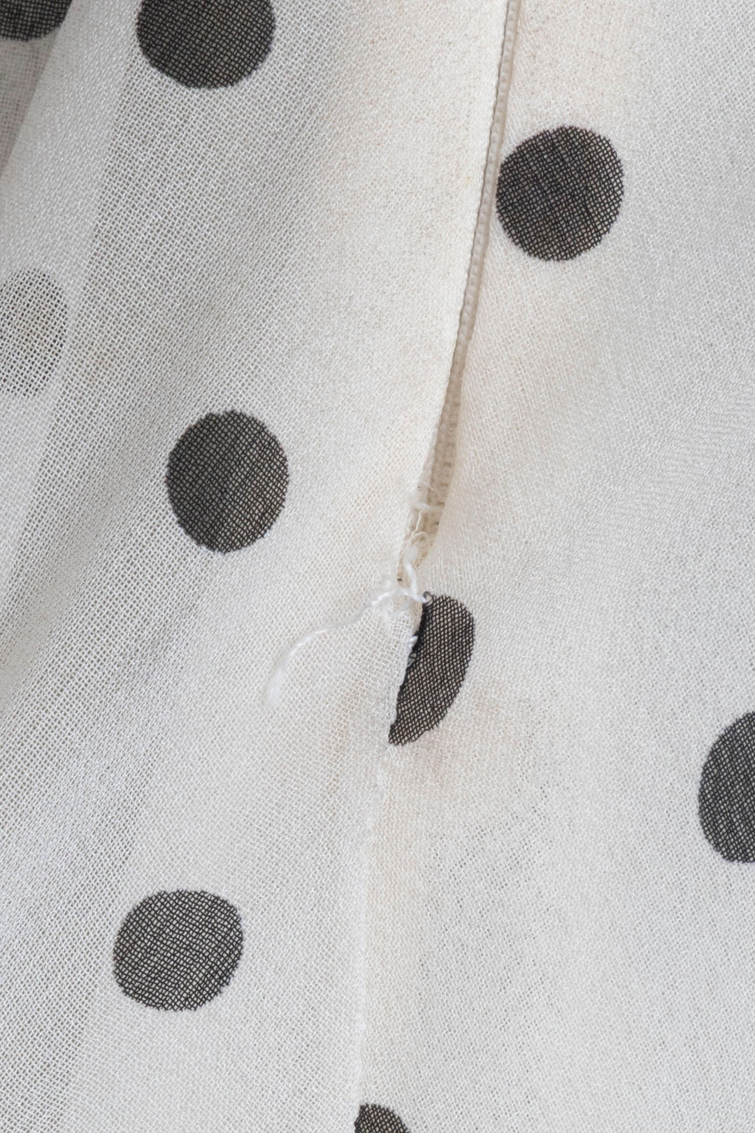 CHRISTIAN DIOR Polka Dot Skirt Ivory