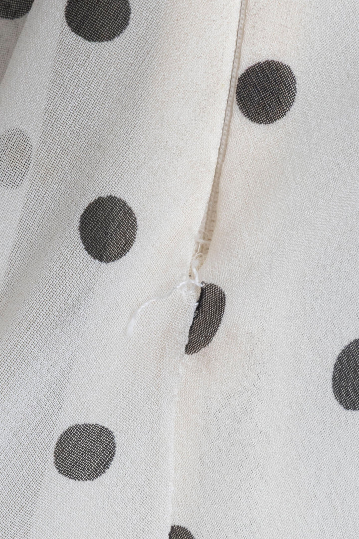 CHRISTIAN DIOR Polka Dot Skirt Ivory