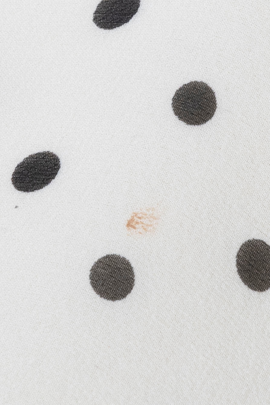 CHRISTIAN DIOR Polka Dot Skirt Ivory