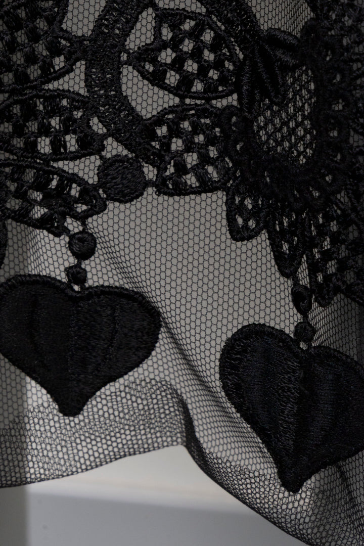 DOLCE&GABBANA Flowers Skirt Black