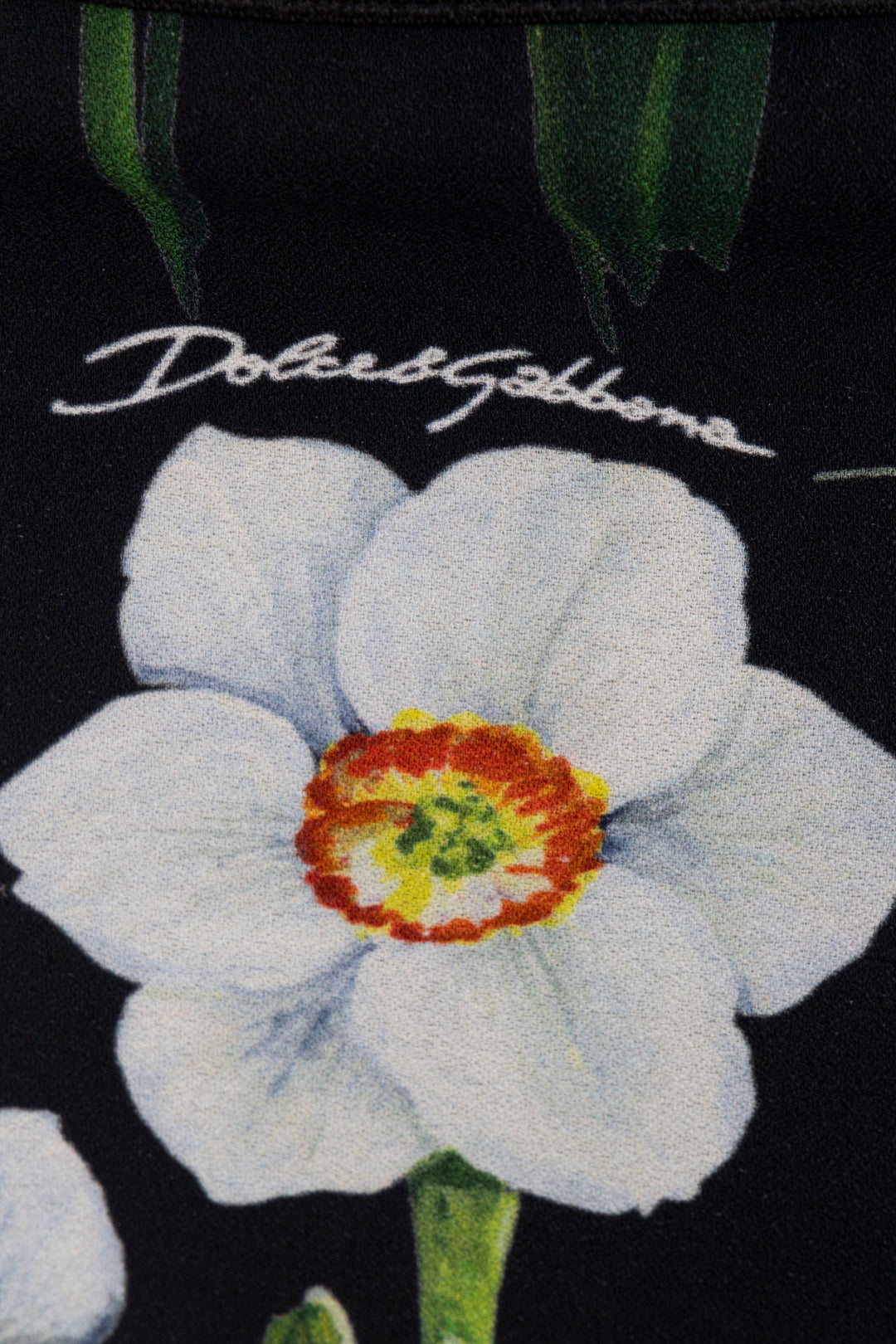 DOLCE&GABBANA Flowers Skirt Black