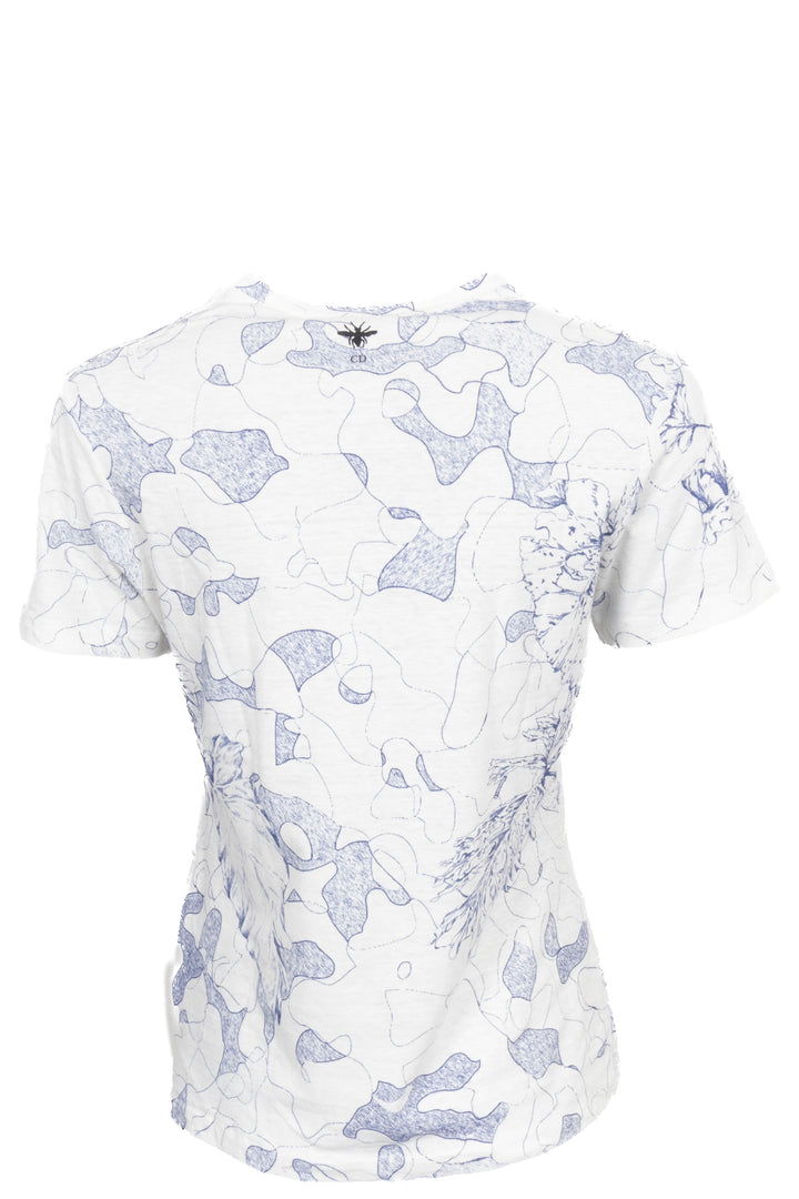 CHRISTIAN DIOR T-Shirt Around The World White
