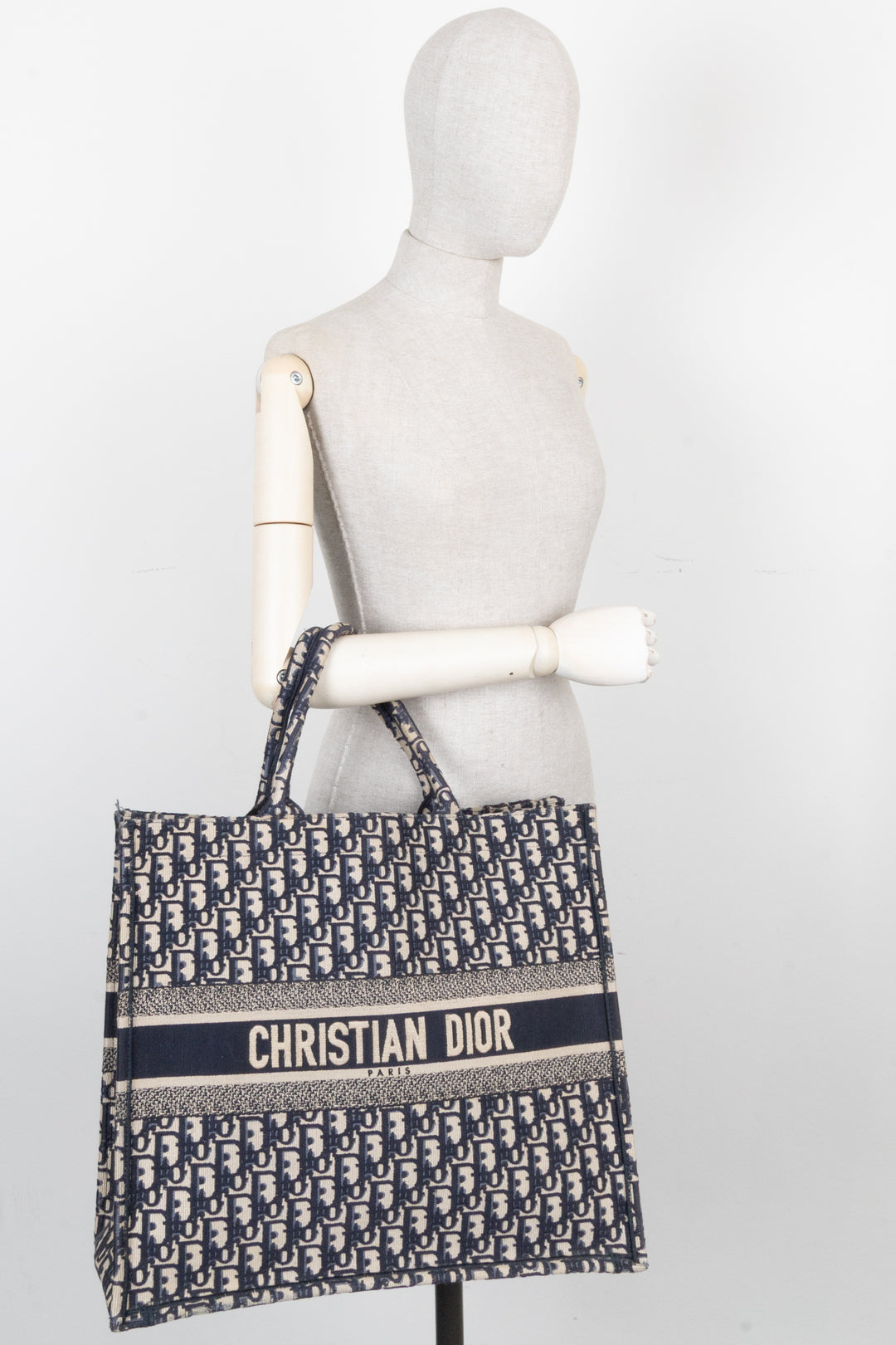 Livre Christian Dior Tota Large Oblique Bleu
