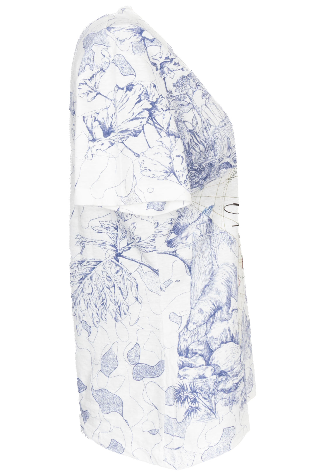 CHRISTIAN DIOR T-Shirt Around The World White