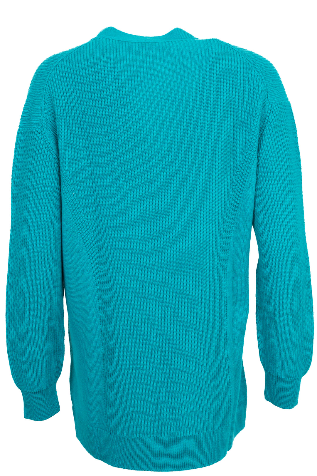 HERMÈS One Button Cardigan Cashmere Turquoise