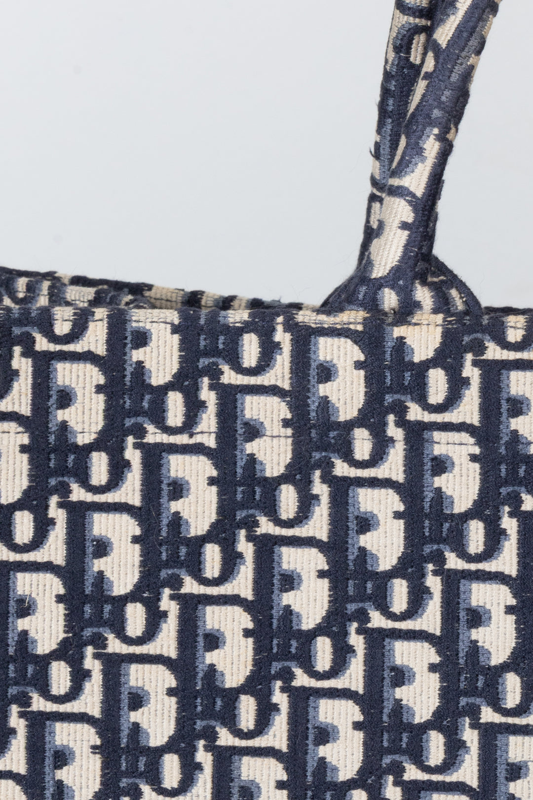 Livre Christian Dior Tota Large Oblique Bleu