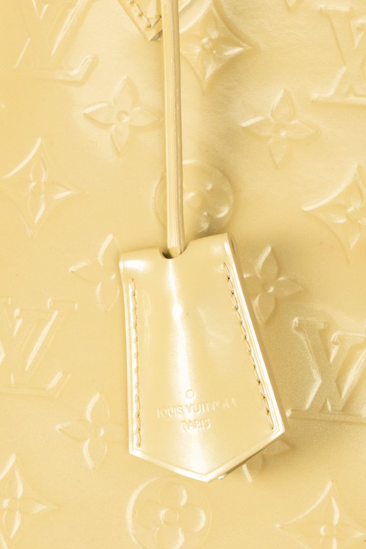 LOUIS VUITTON Alma PM Vernis Yellow