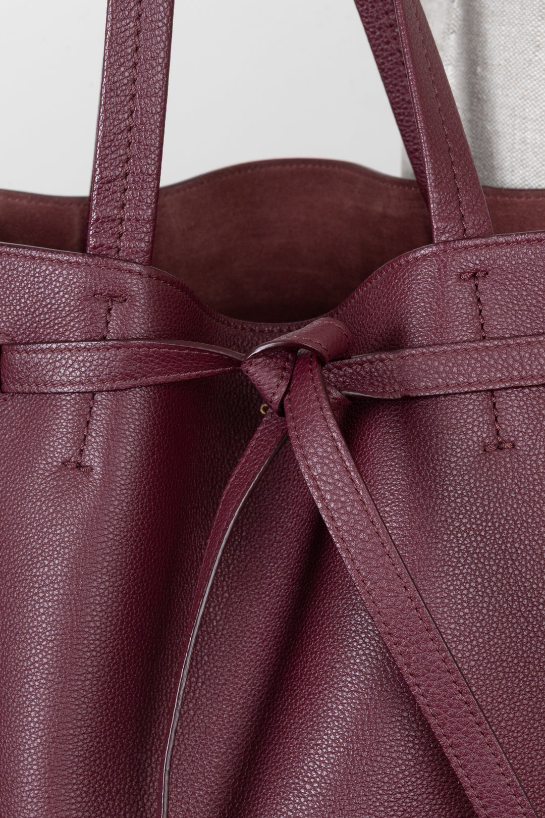 CELINE Cabas Phantom Tote Burgundy