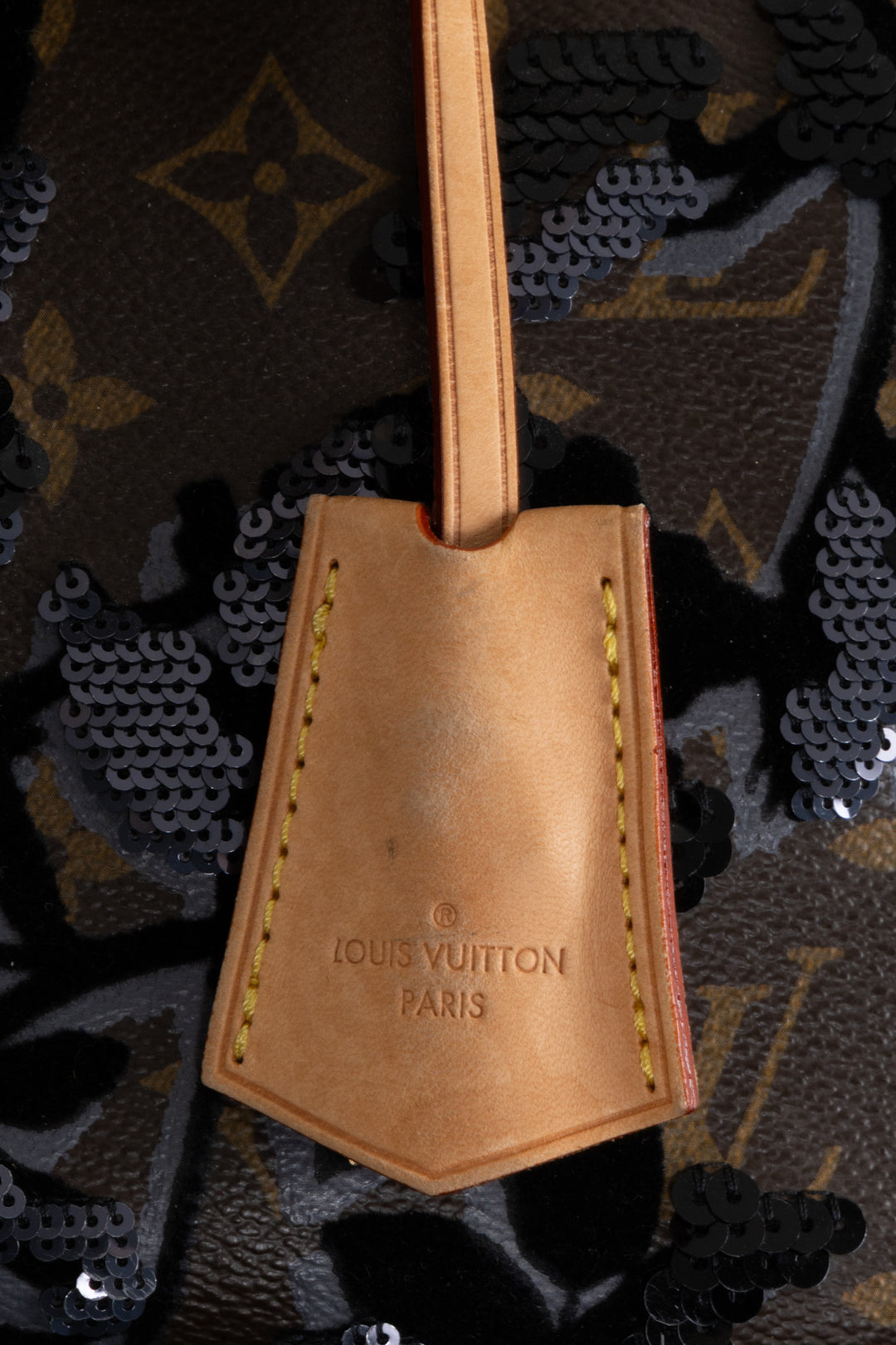 LOUIS VUITTON Fleur de Jais Speedy 30 Canvas Brown
