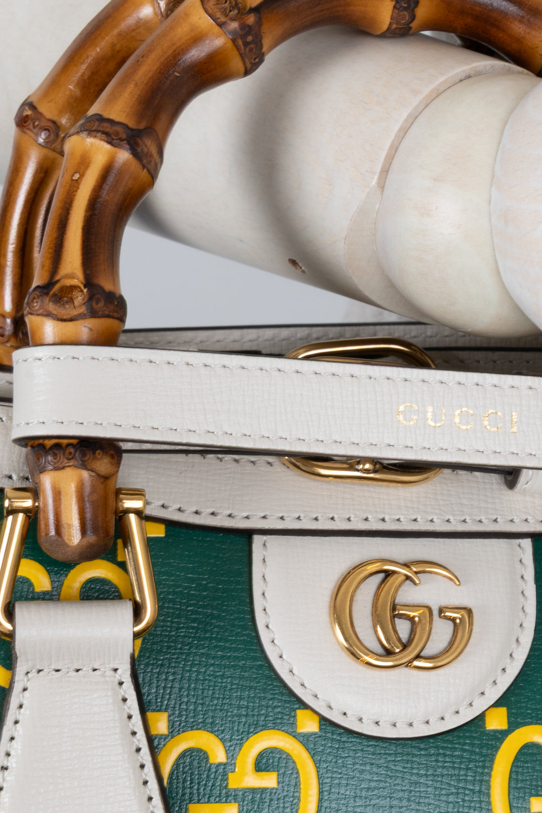 Sac Gucci Diana Mini Blanc Vert