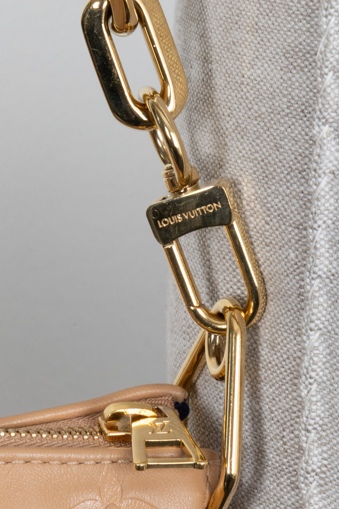 LOUIS VUITTON Coussin PM Leather Beige